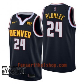 Denver Nuggets Trikot Mason Plumlee 24 2018-2019 Nike Navy Swingman - Kinder
